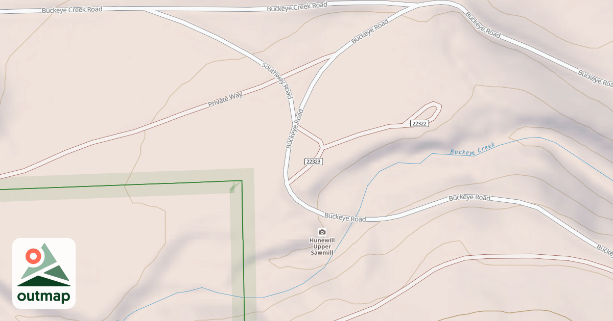 Map of BUCKEYE CONNECTOR