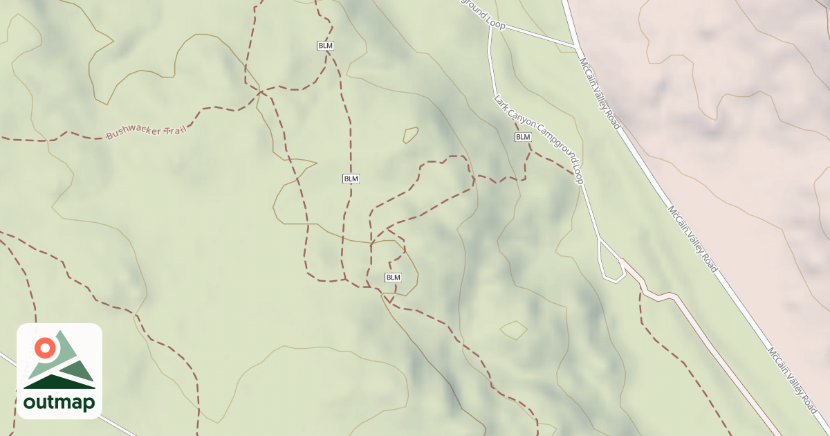Map of BLM National GTLF Public Motorized Trails a59cf483-f512-47e0-b0cf-16dfec5caade