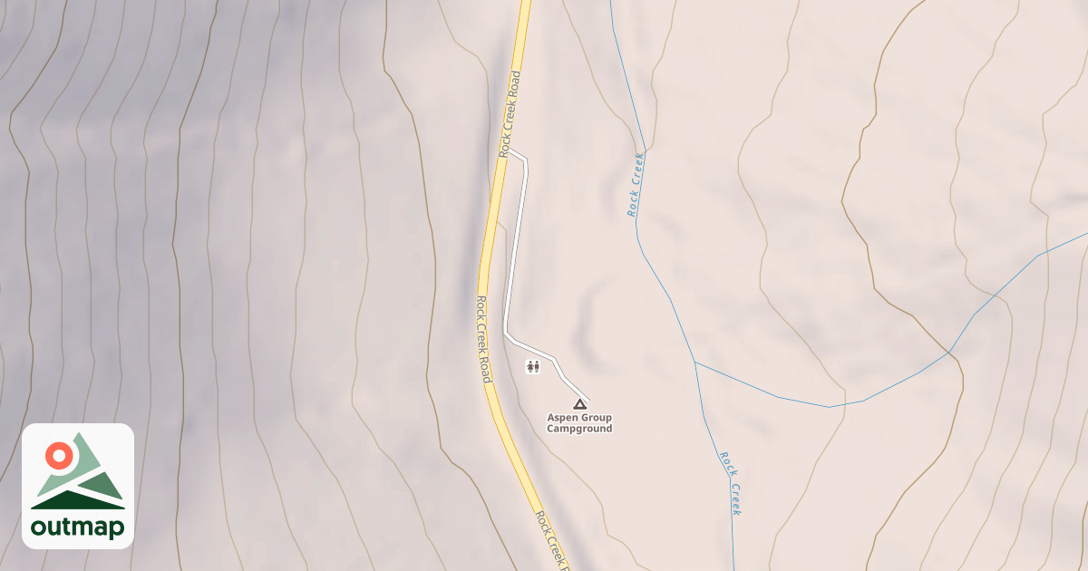 Map of ASPEN (ROCK CREEK) CG