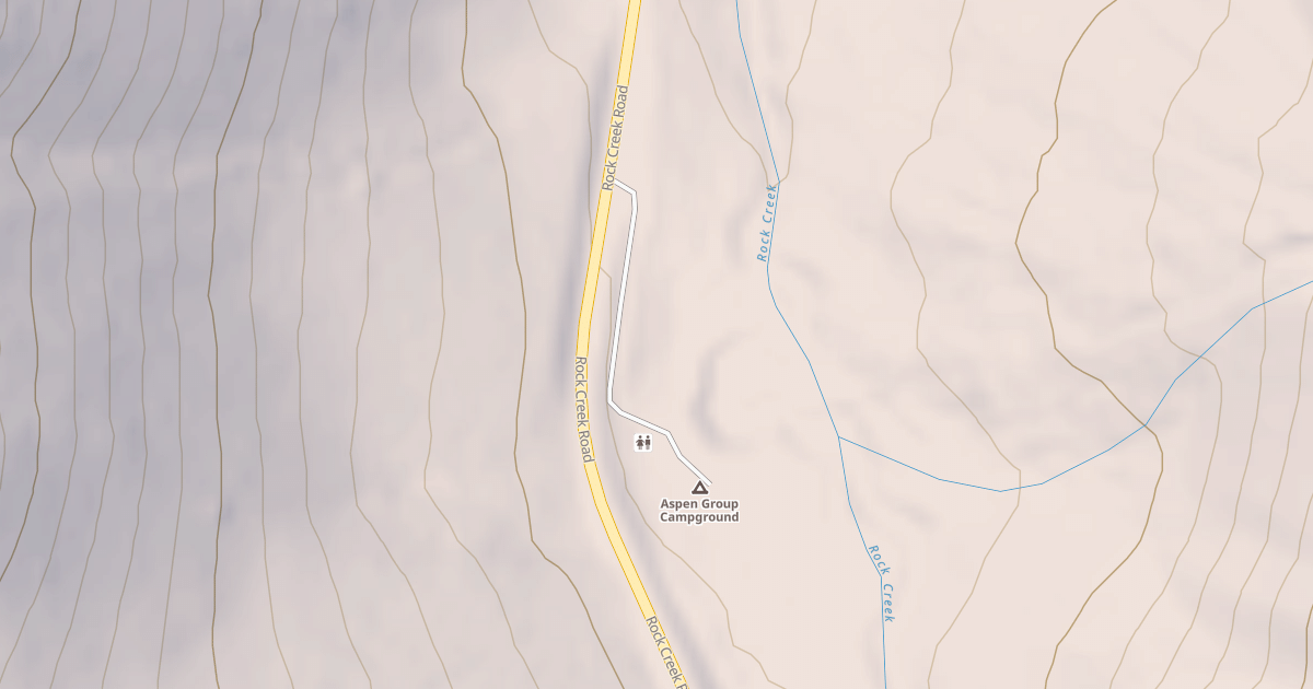 Map preview of ASPEN (ROCK CREEK) CG