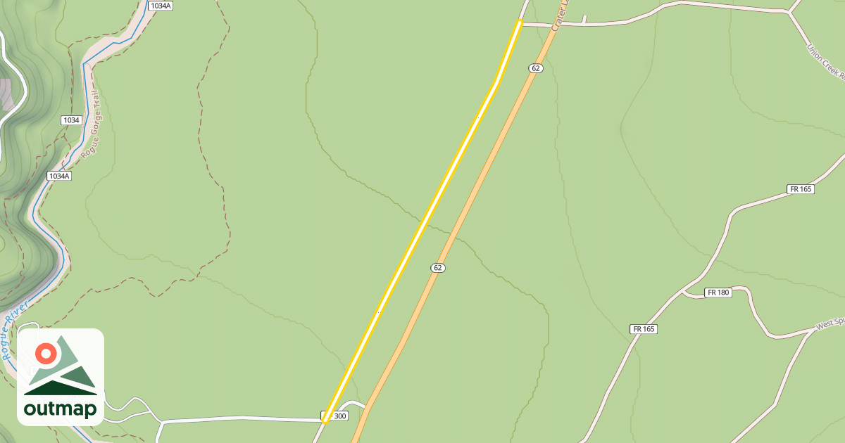 Map of OHV track
