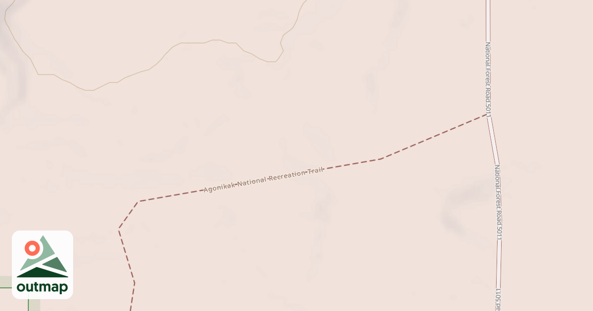 Map of Agonikak Mountain Bike