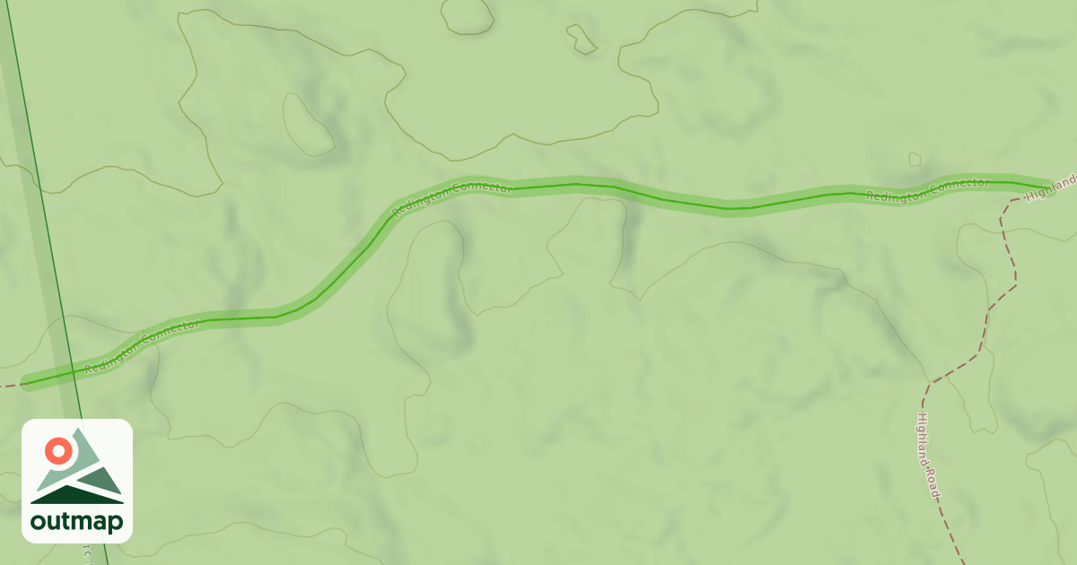 Map of Redington Connector