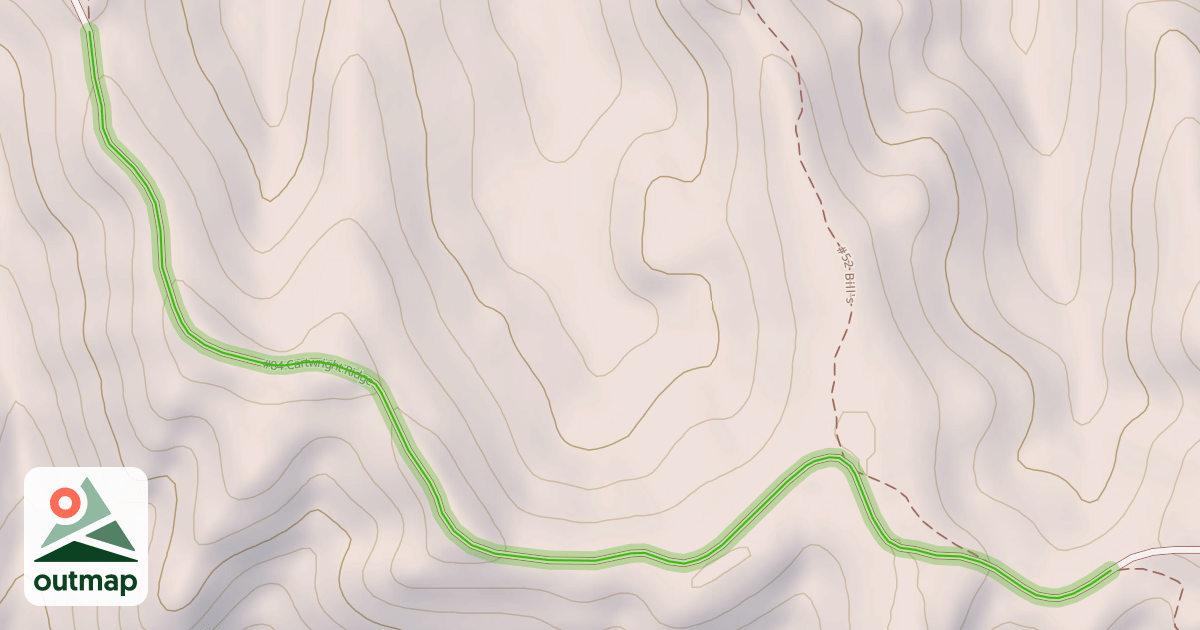 Map of #84 Cartwright Ridge