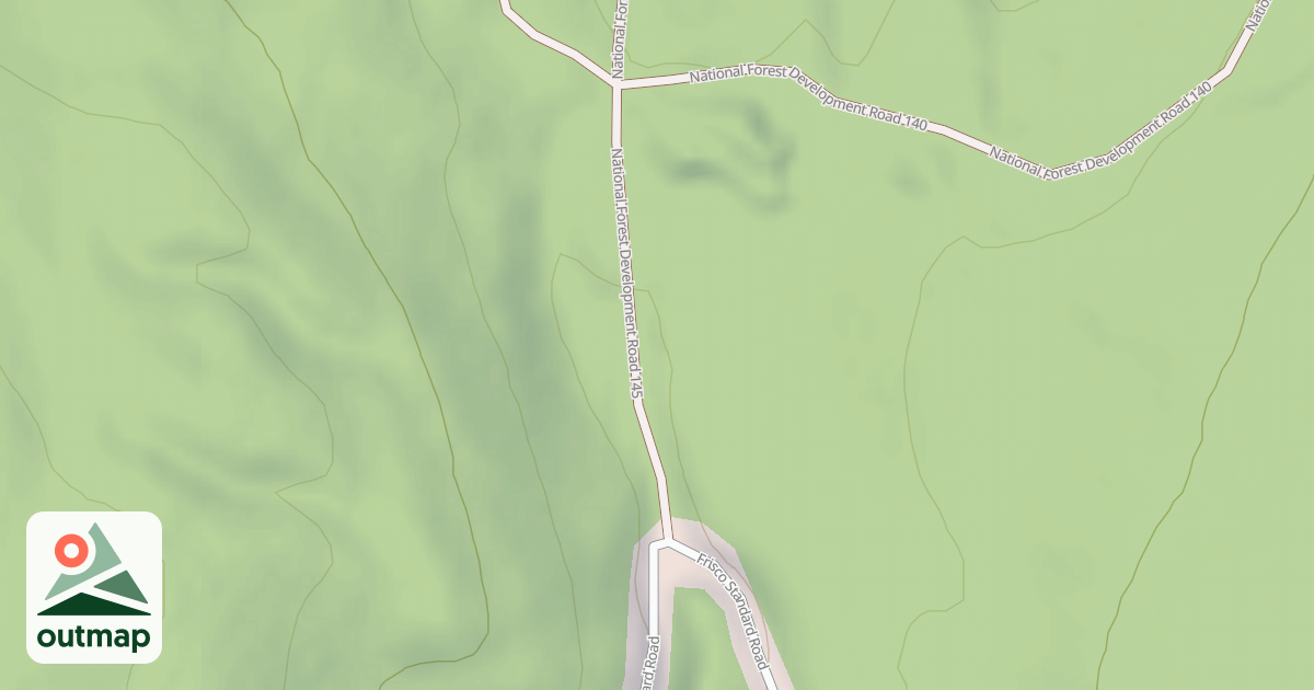 Map of FRISCO MTN