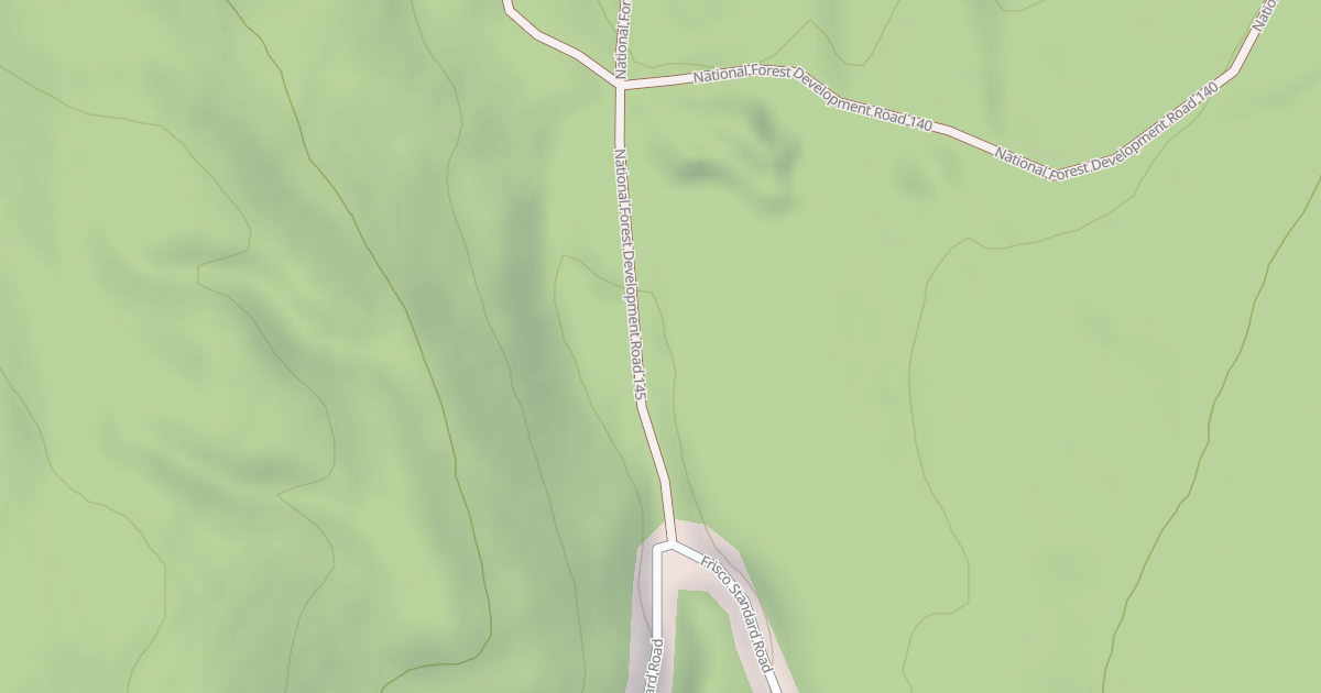 Map preview of FRISCO MTN