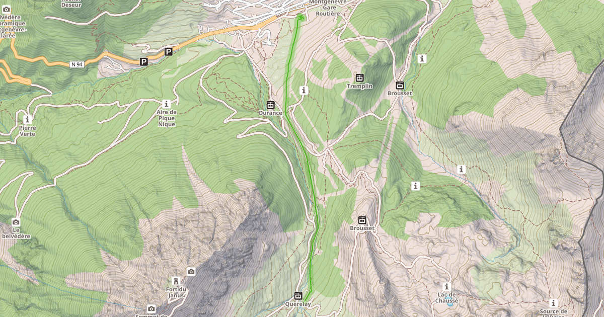Map preview of Le Lac