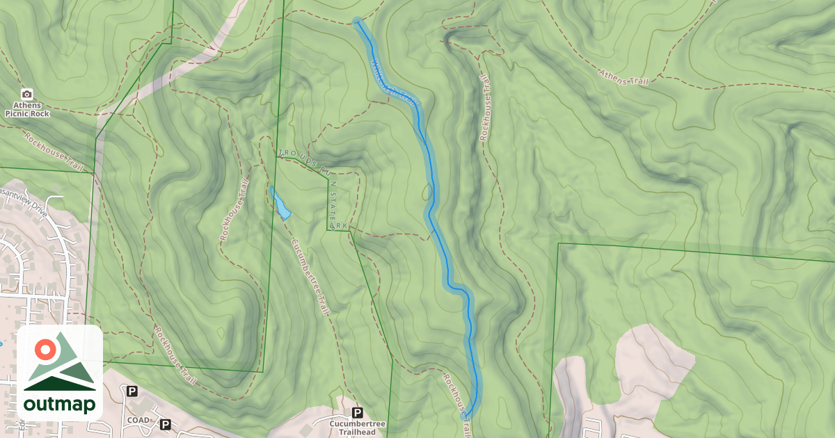 Map of White Ash Trail