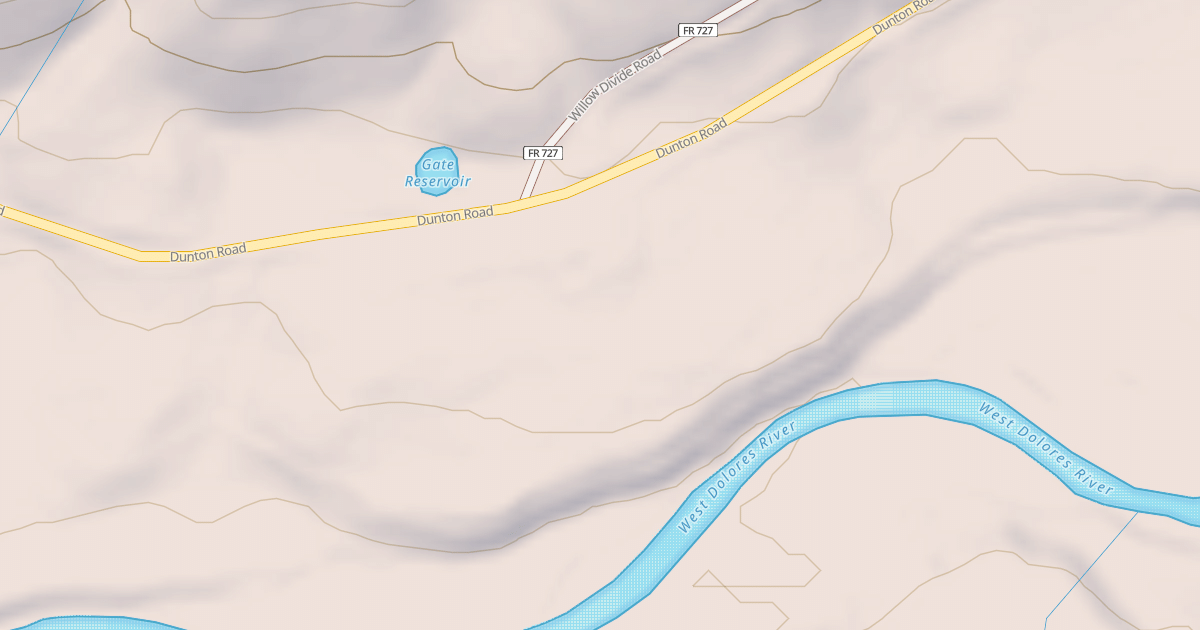 Map preview of WILLOW DIVIDE TH