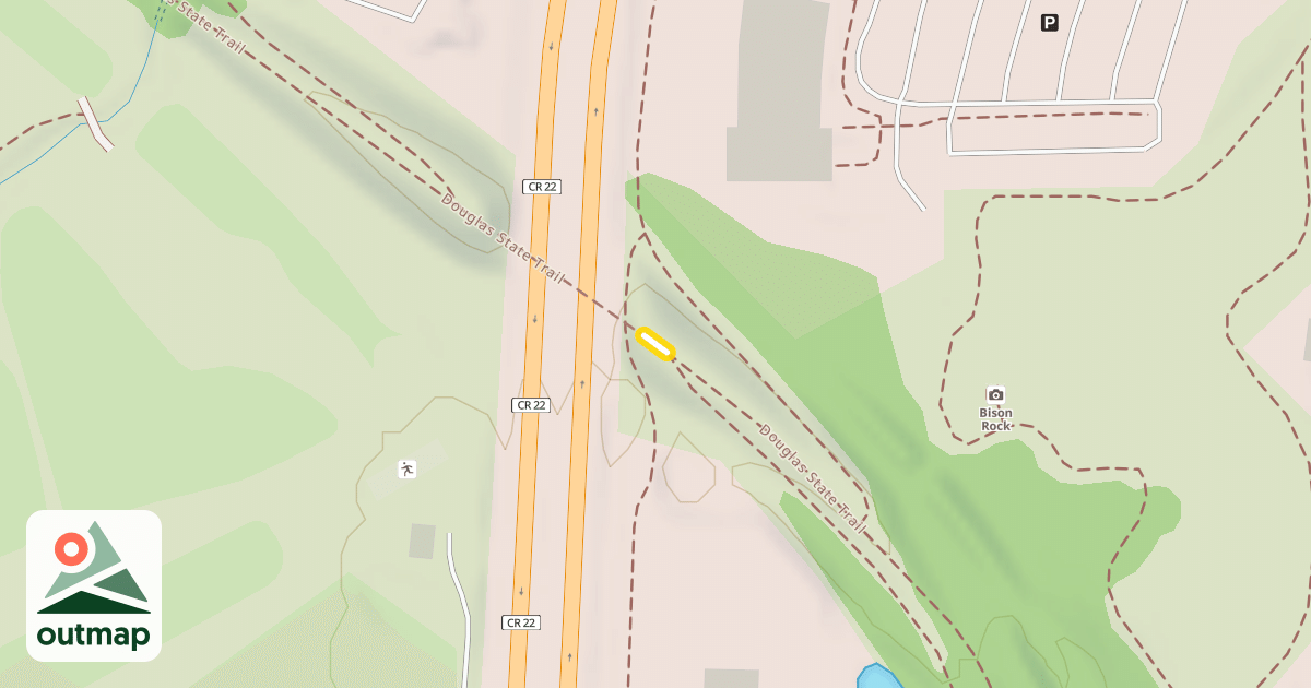 Map of Douglas State Trail
