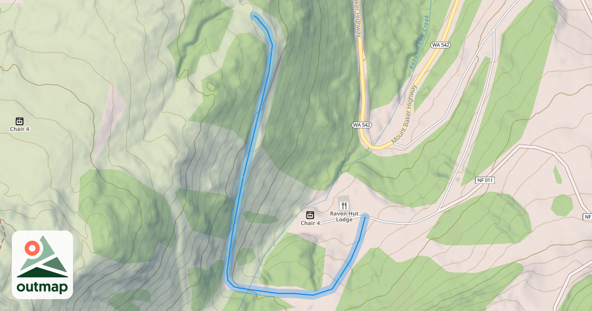Map of Cat Track