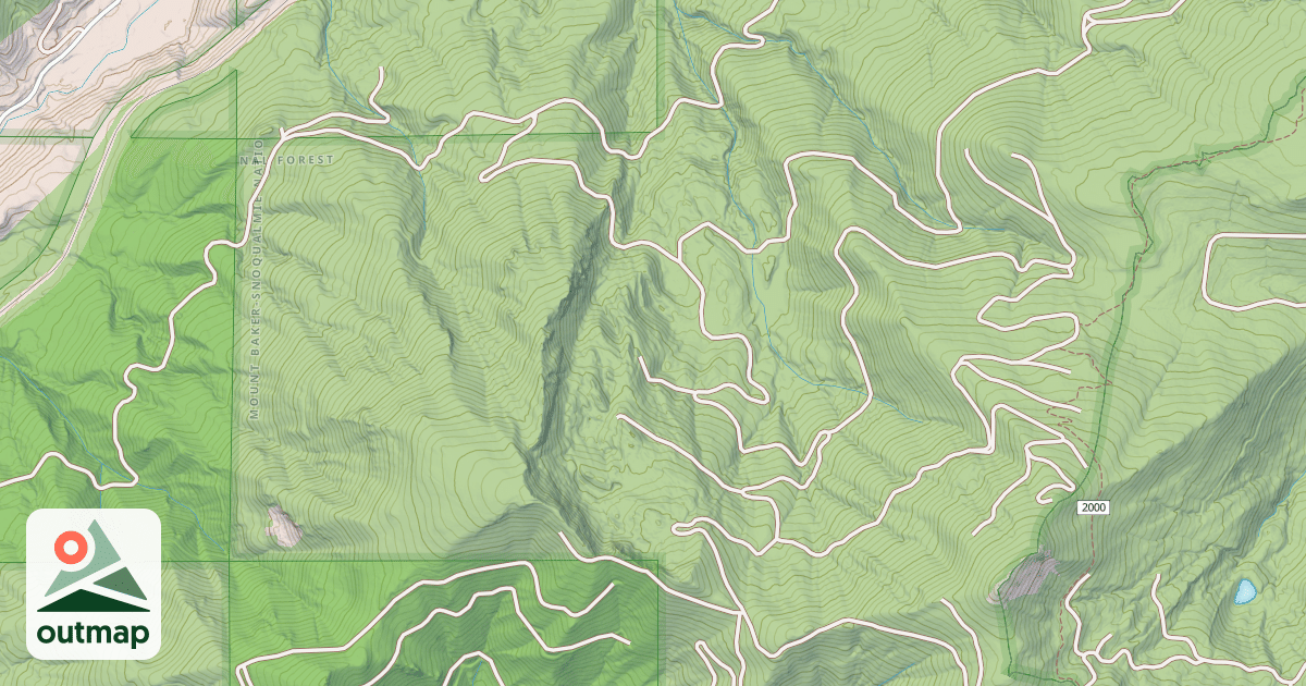 Map of LIZARD LAKE/BORUP