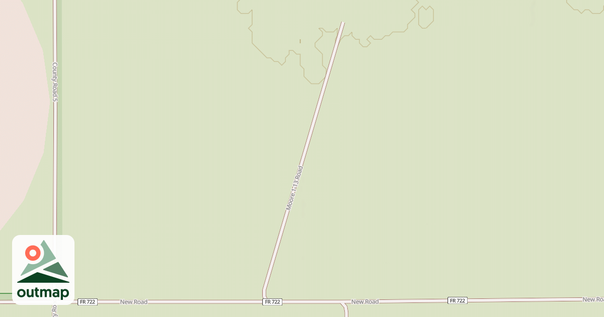 Map of MOORE 1-13