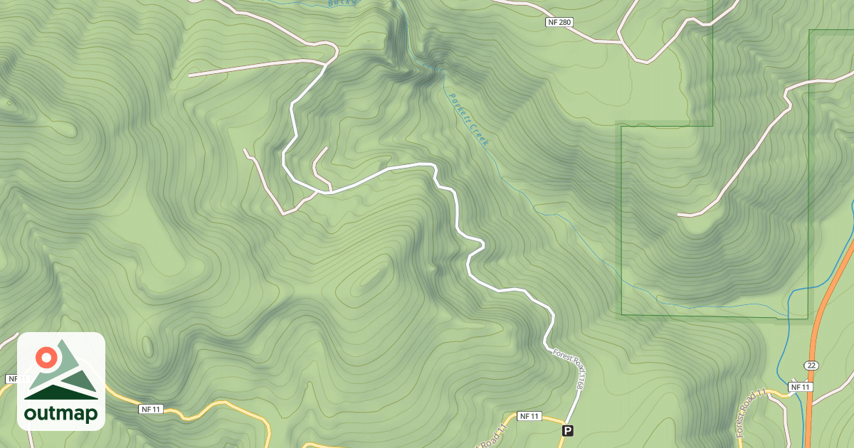 Map of PARKETT LOOP