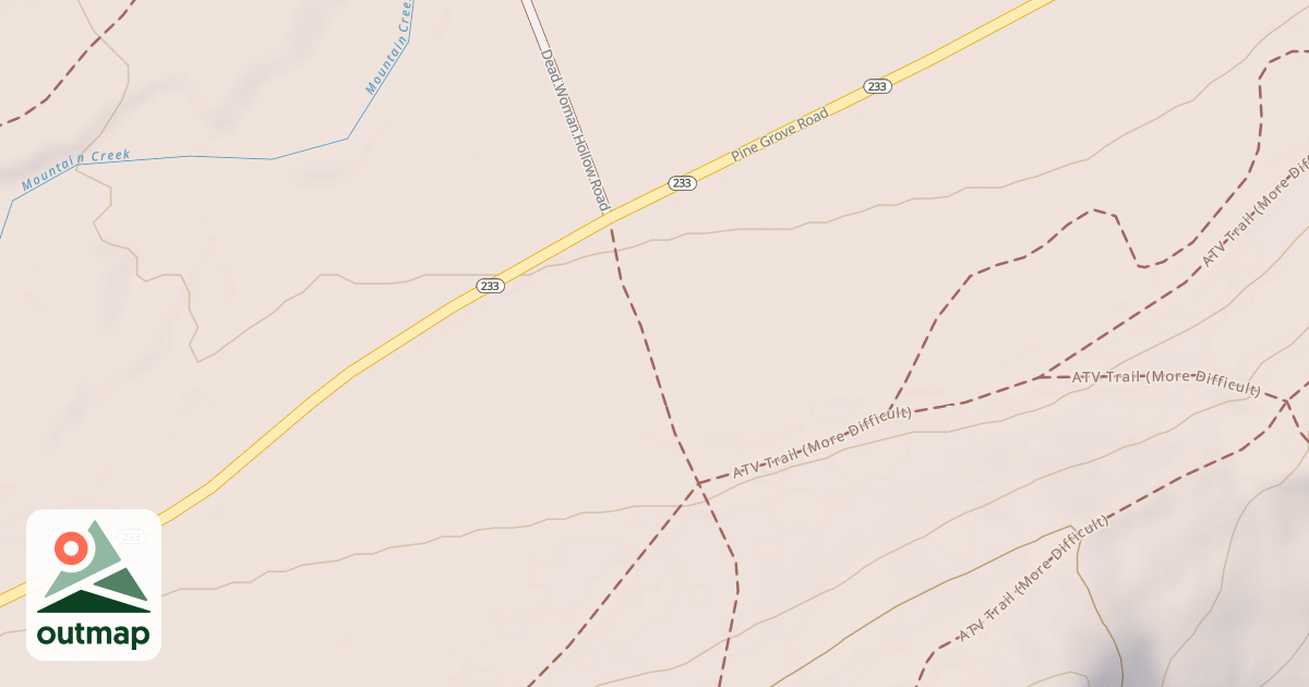 Map of Michaux State Forest - ATV Trail System