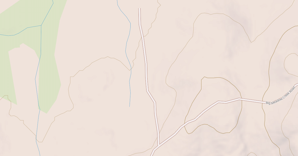Map preview of BIG MEADOW CREEK