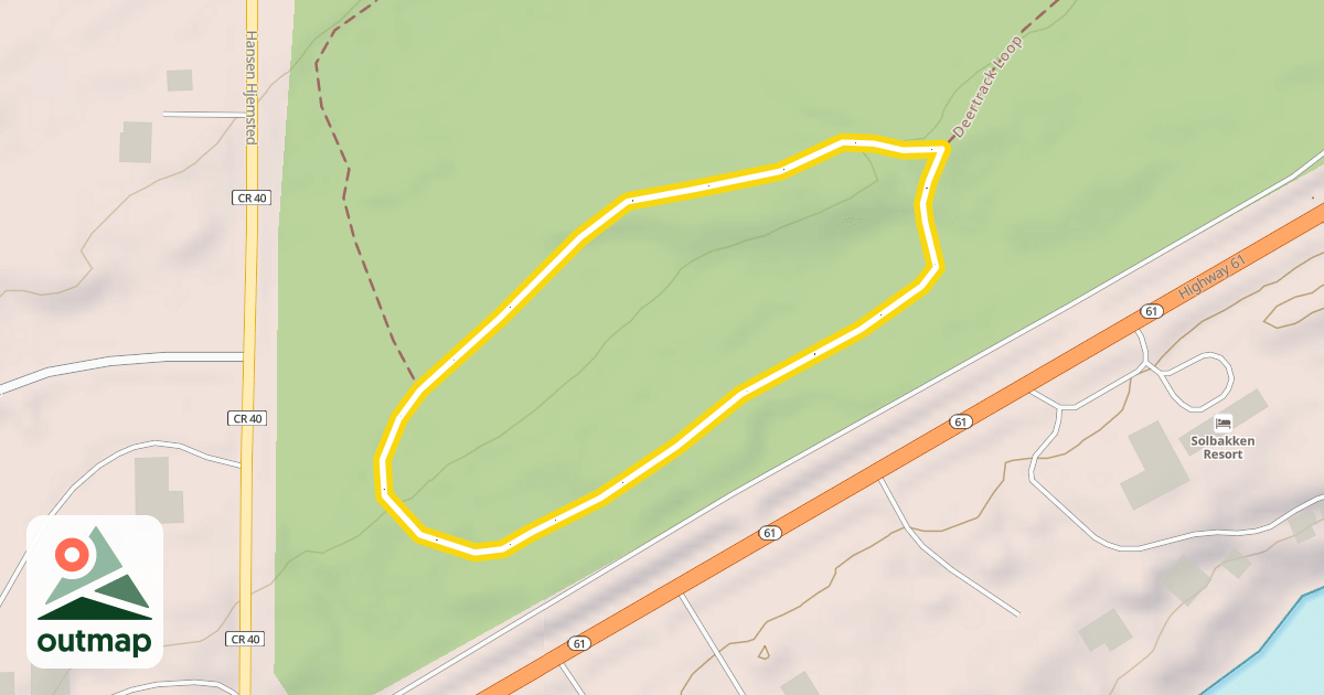 Map of Deertrack Loop