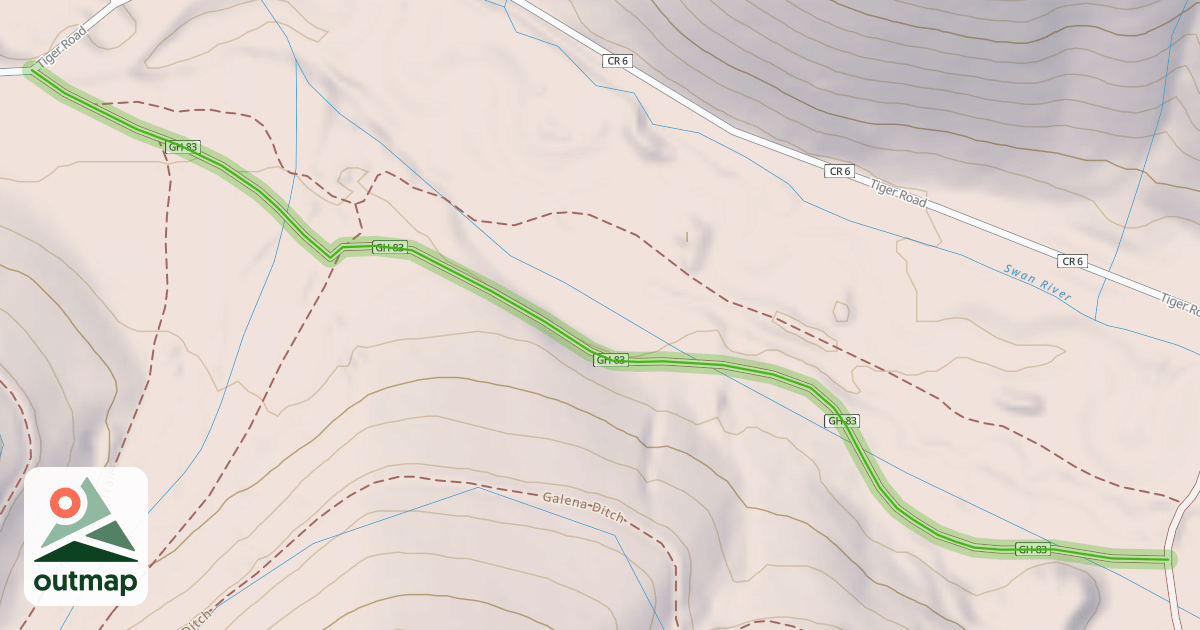 Map of Royal Tiger Trail
