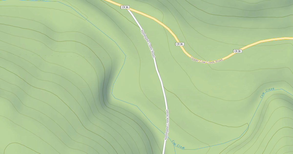 Map preview of APPLEGATE CREEK