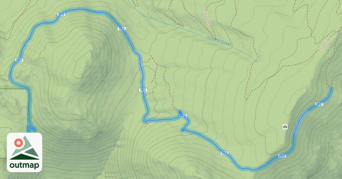 Map of Brookbank Trail