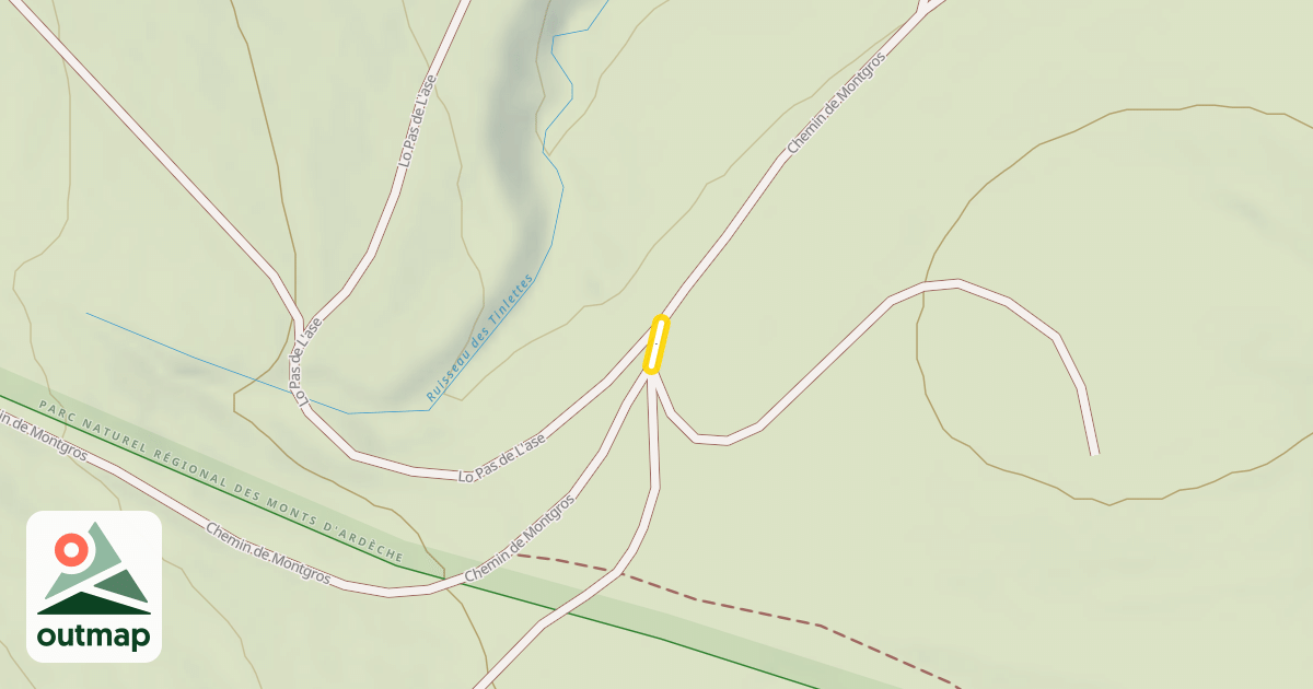 Map of Chemin de Montgros