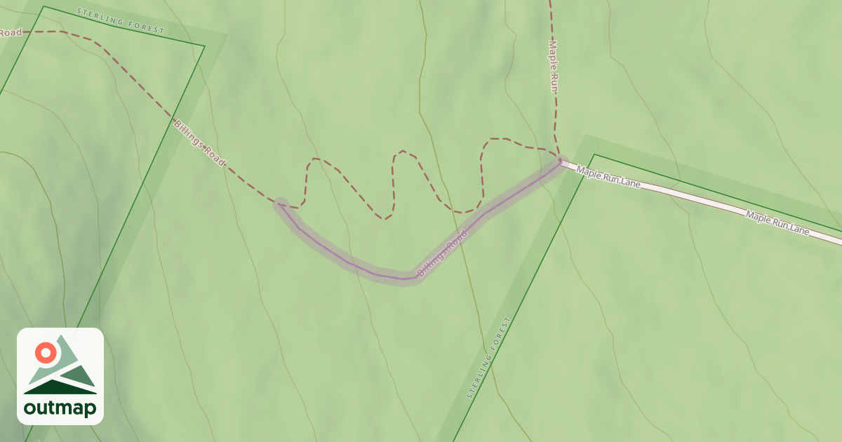 Map of Billings Road