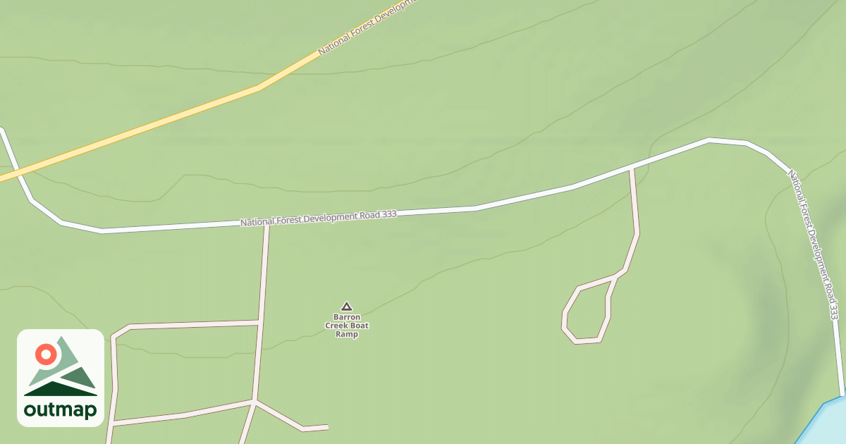 Map of BARRON CREEK ACCESS