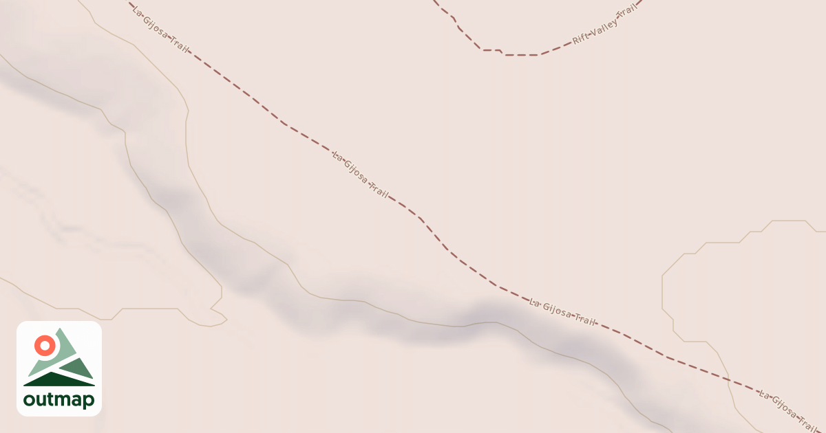 Map of La Gijosa Trail