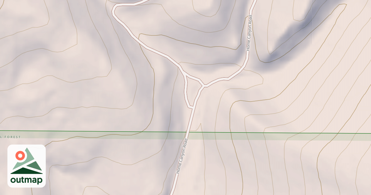 Map of FOX FLAT