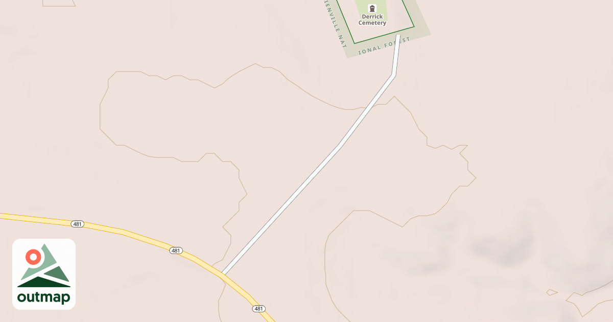 Map of DERRICK CEMETERY