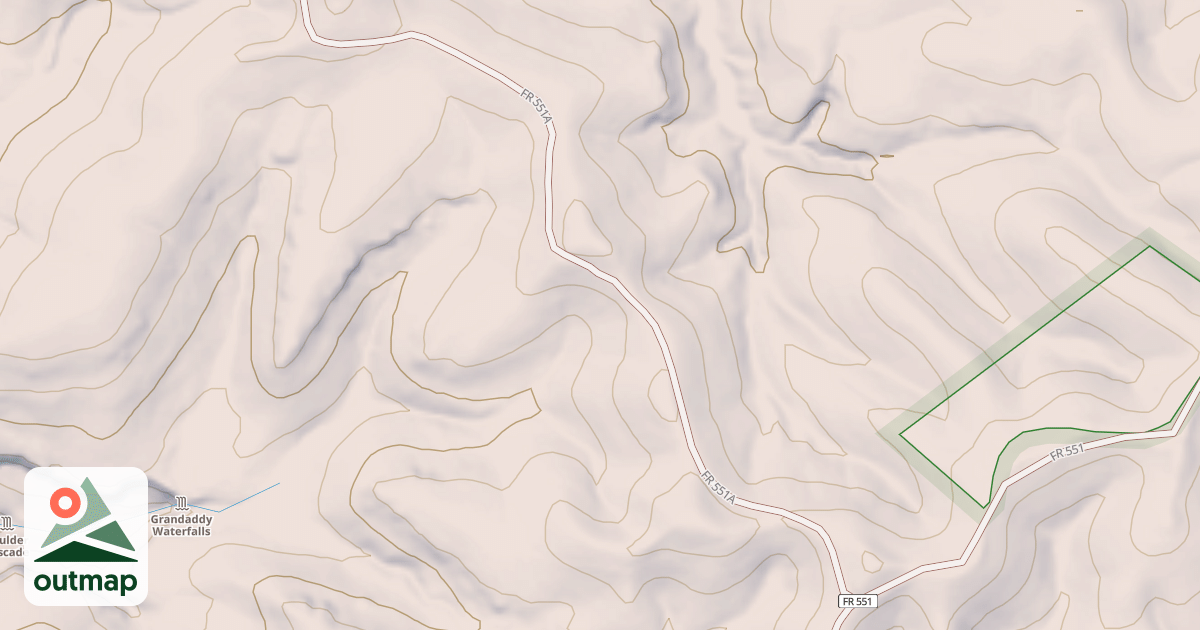 Map of BEE CREEK SPRINGS