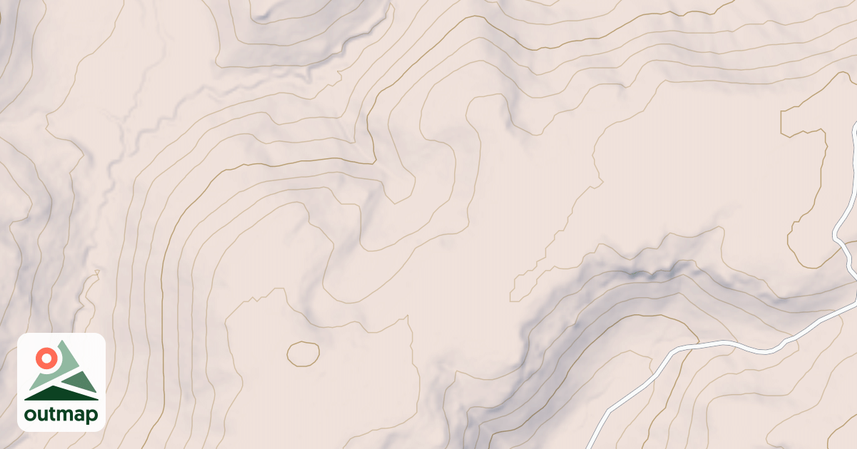 Map of Bear Gulch West