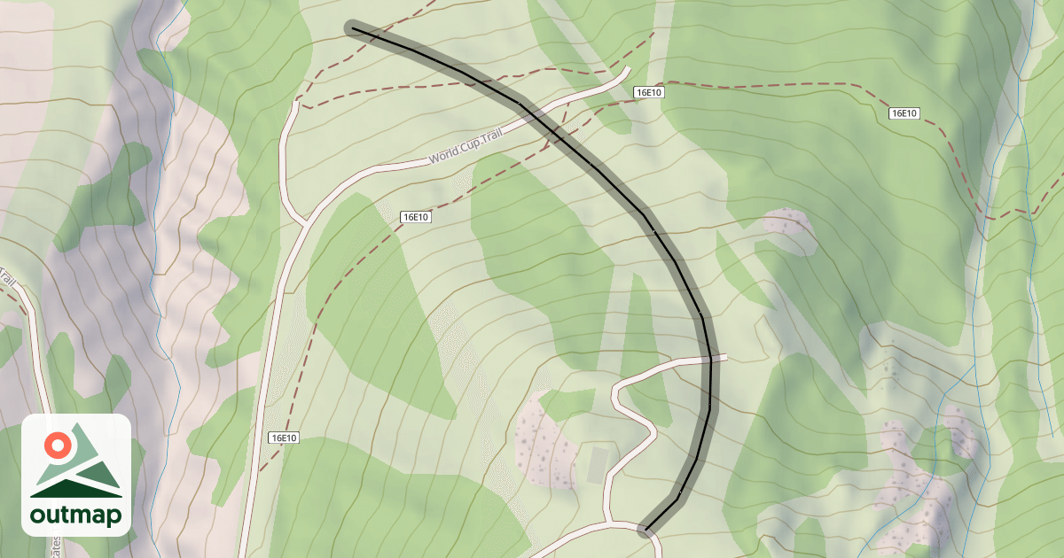 Map of Lower Dog Leg