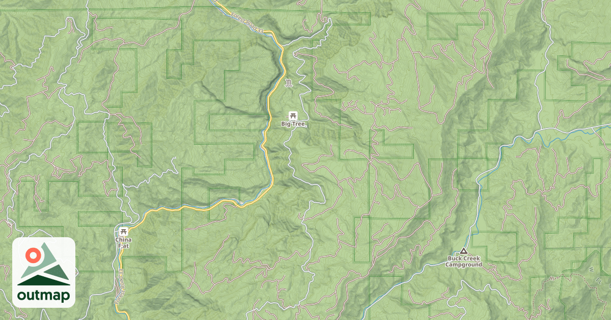 Map of ELK CREEK