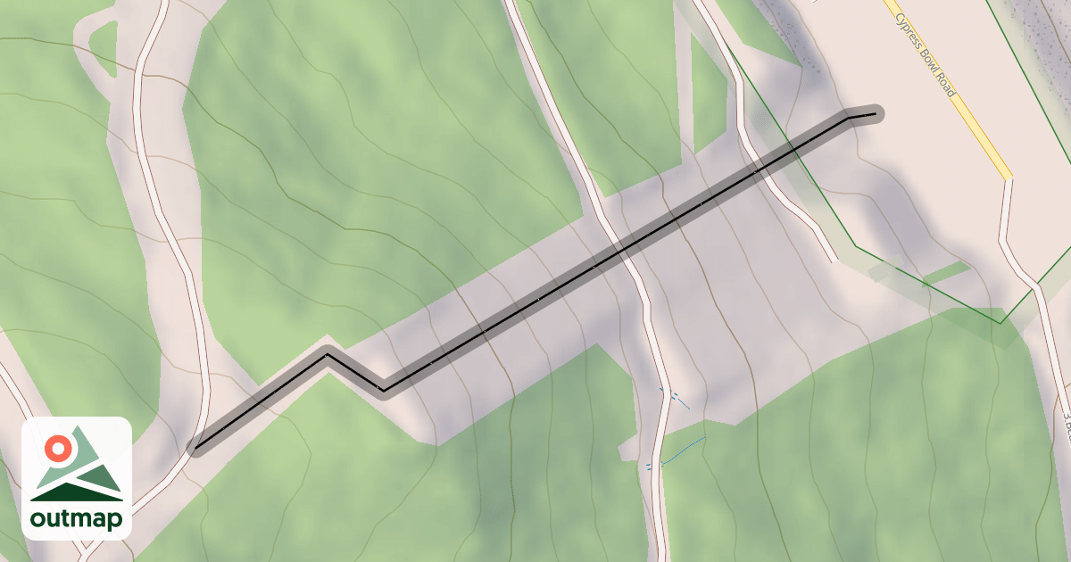 Map of Alexandre Bilodeau's (Moguls Run)