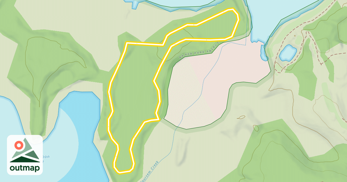 Map of Island Trail