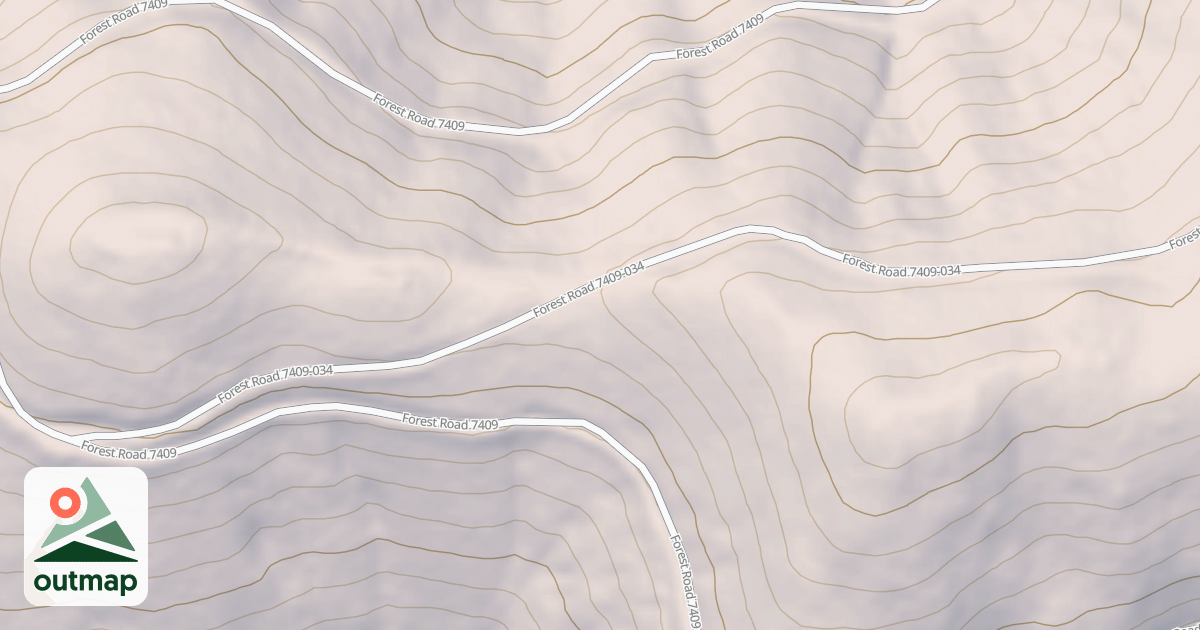 Map of NORTH WILDCAT CREEK