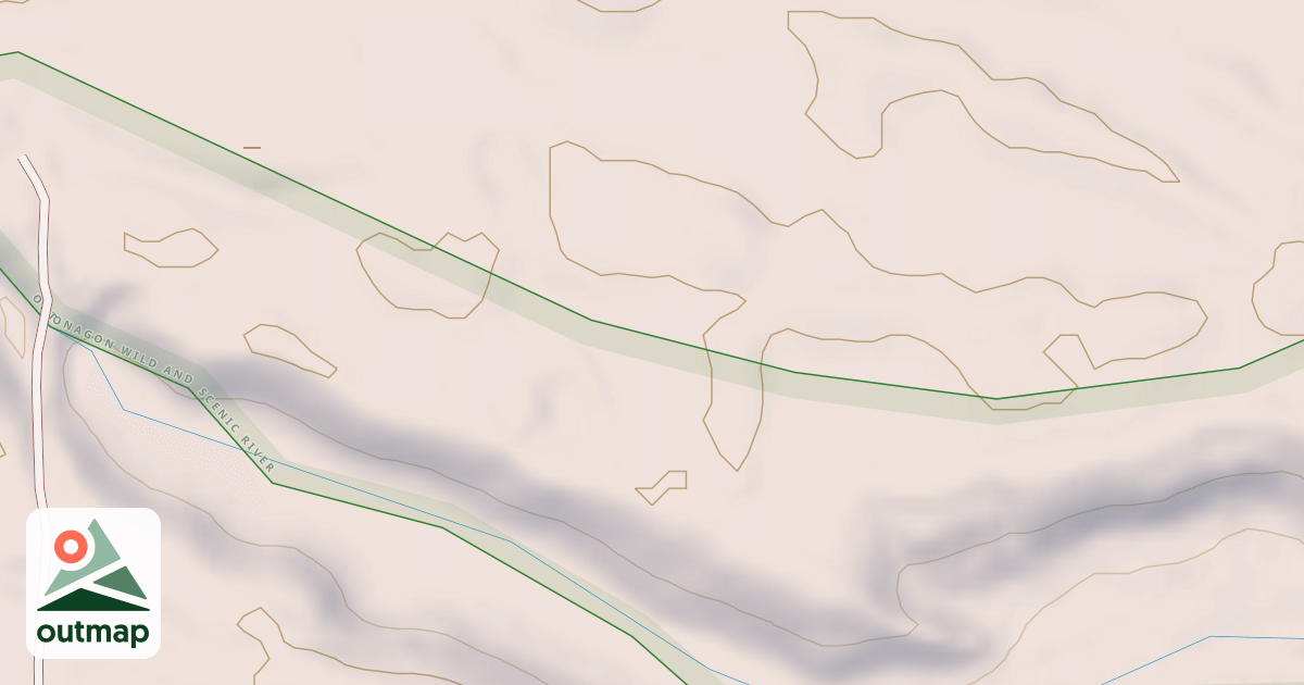 Map of USFS Motor Vehicle Use Map Trails 24490