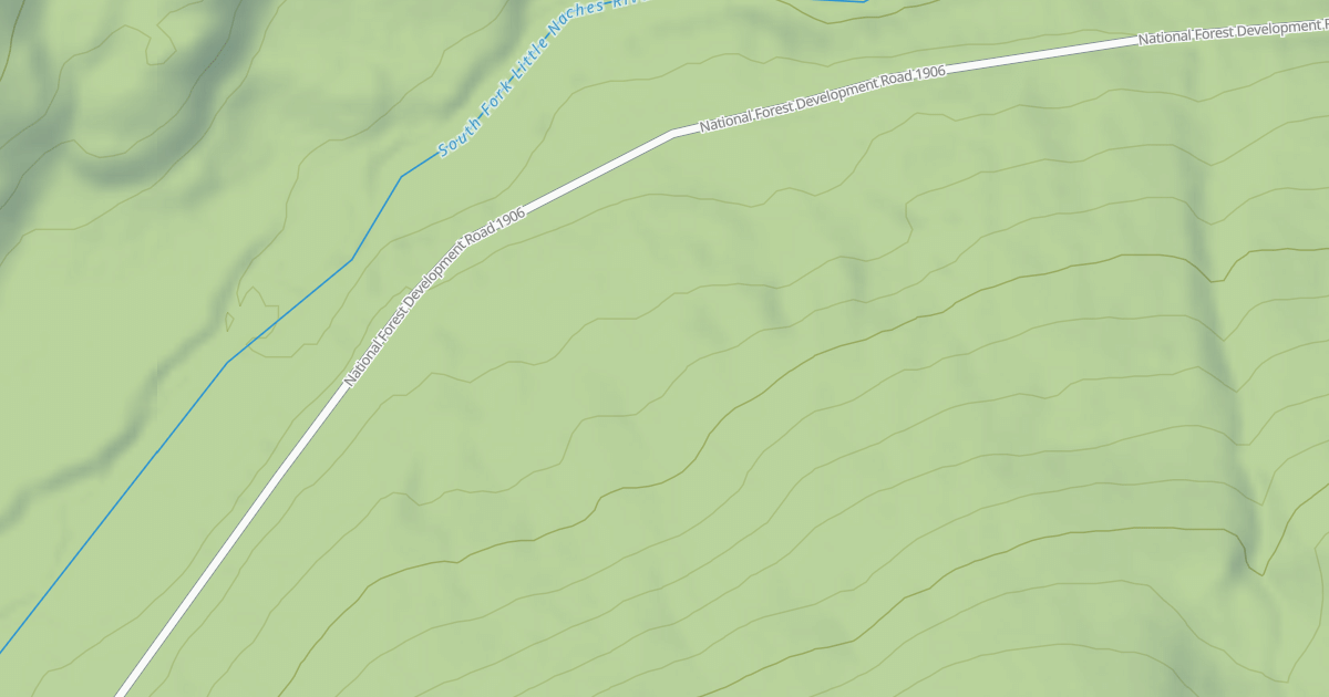 Map preview of SOUTH FORK LITTLE NACHES
