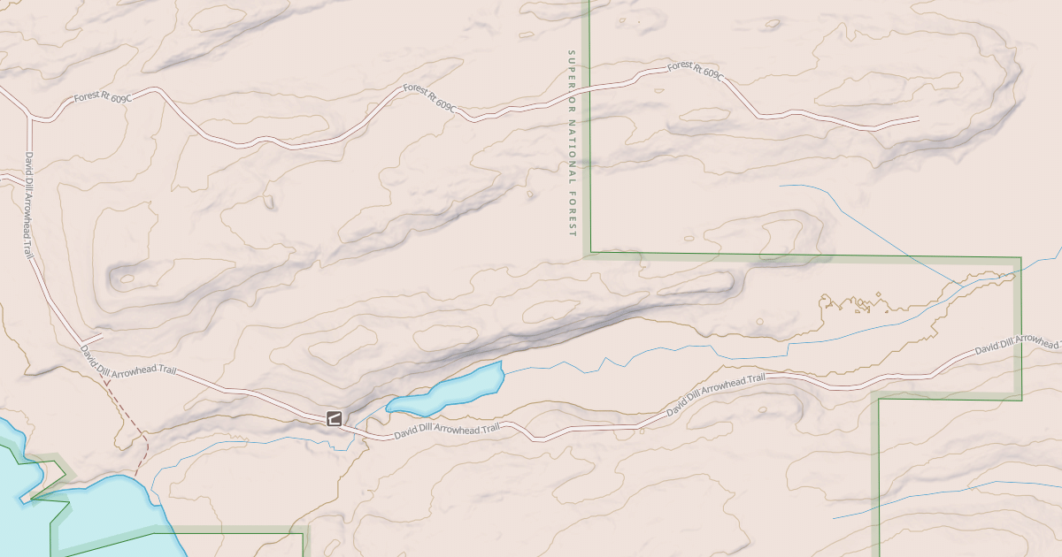 Map preview of David Dill-Arrowhead State Trail