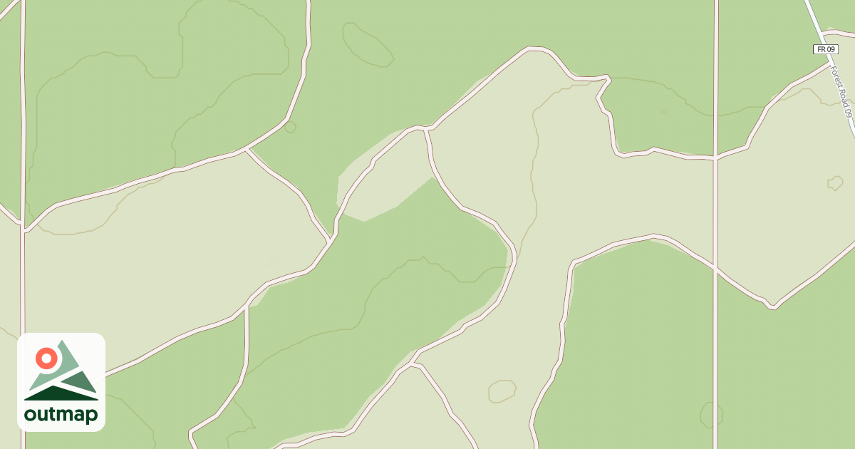 Map of USFS Motor Vehicle Use Map Roads {2AAF2E8D-069E-4128-895B-74D42CA0BD05}