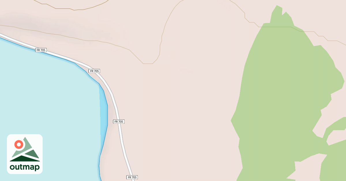 Map of OVERLAND RES SPUR in Delta