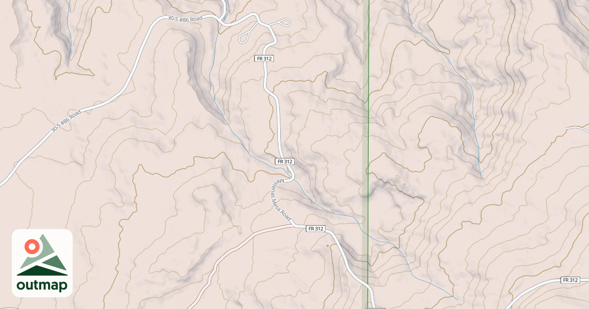Map of MESTENAS MESA