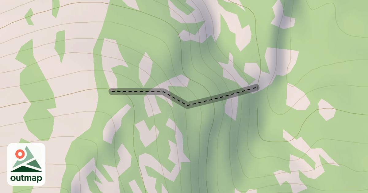 Map of Hanging Valley Glades