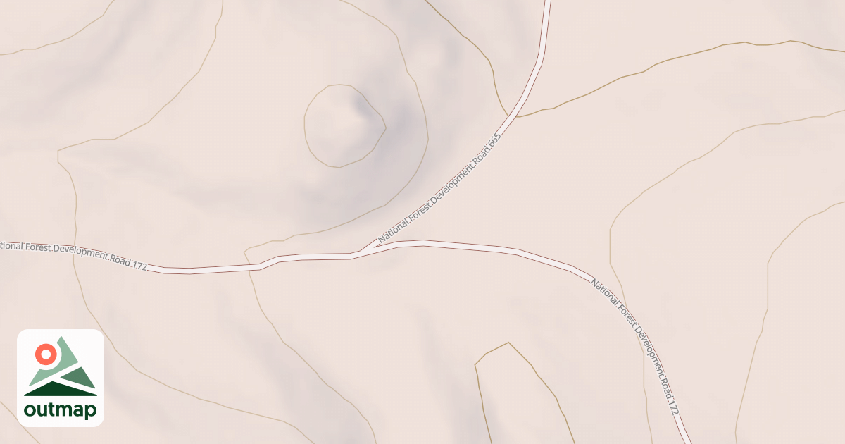 Map of CHICKEN CREEK RD CUTOFF