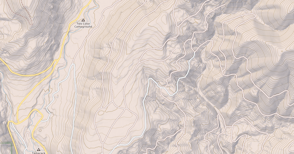 Map preview of USFS National Forest System Roads {567FA1C2-F632-41AB-A660-44E69D4F23C6}