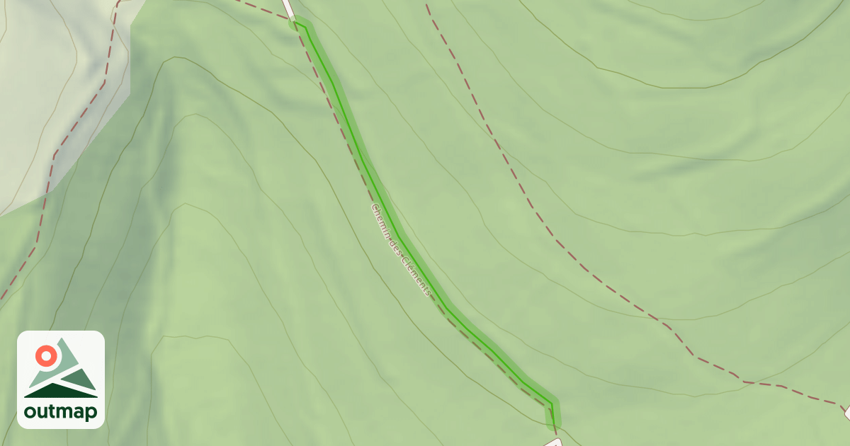 Map of Chemin des Cléments