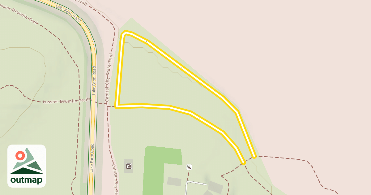 Map of Lussier-Drumlin Trail