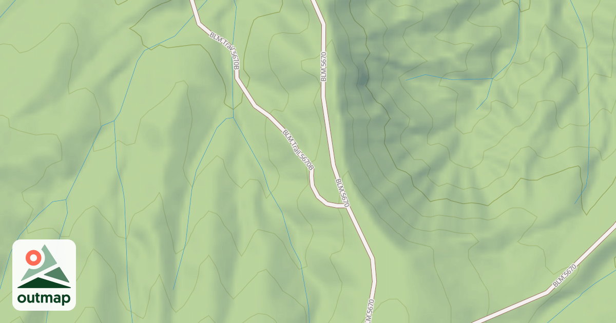 Map of BLM National GTLF Public Motorized Trails 16216169-0947-4d68-b935-3d03e2641a33