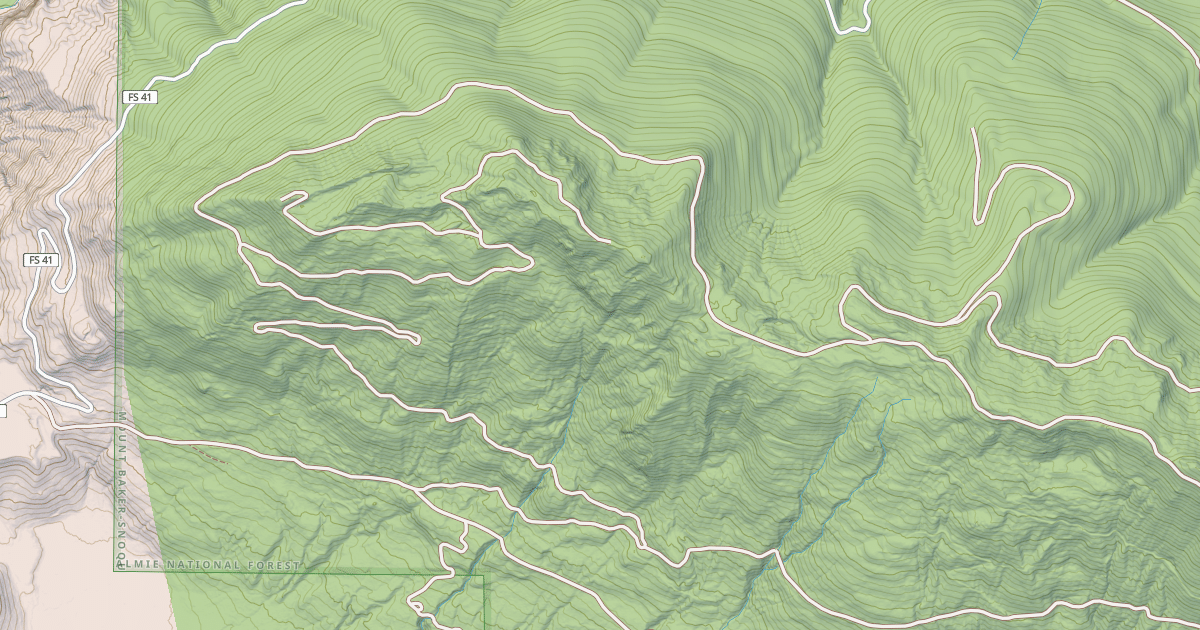 Map preview of GREEN MTN